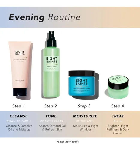 Saints Skin Care Up The Anti Night Cream Face Moisturizer