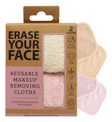 Paños Desmaquillantes Que Borran Tu Rostro, Reutilizables (2