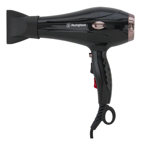 Secador De Pelo 2000w Westinghouse 3 Temperaturas Negro