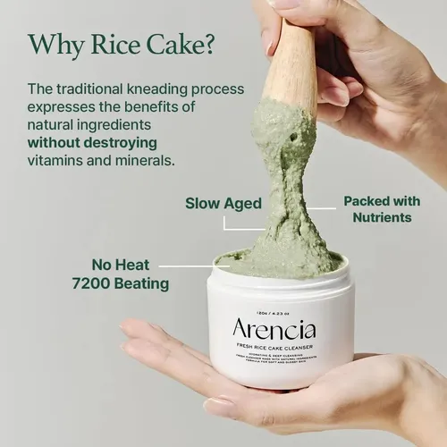Limpiador De Mochi De Arroz Verde Fresco Arencia, 120 Gr. Lí