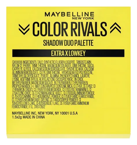 Sombras De Ojos Maybelline Color Rivals