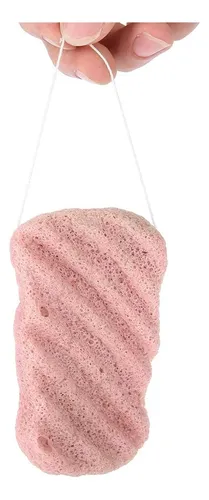 Esponja Konjac Exfoliante Piel Sensible Rostro Cuerpo