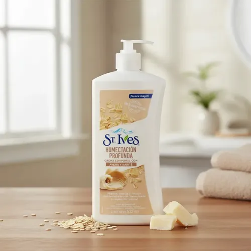 Crema Hidratante St. Ives de Avena y Karité para Cuerpo, 532 ml