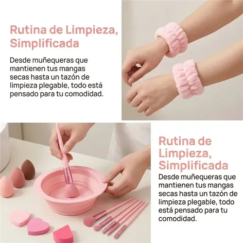 Brochas Maquillaje Profesional Y Herramientas Cosméticas 46p