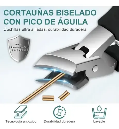 Juego De Cortauñas En Ángulo Con Punta De Águila, 5 Piezas