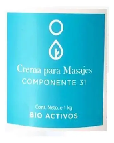 Crema Para Masajes Corporales Componente 31 X 1000 Grs Icono