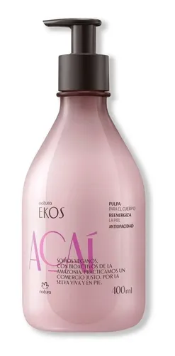 Ekos Açaí Natura Crema Corporal Hidratante 400ml Tipo de empaque Tarro Fragancia AÇAI