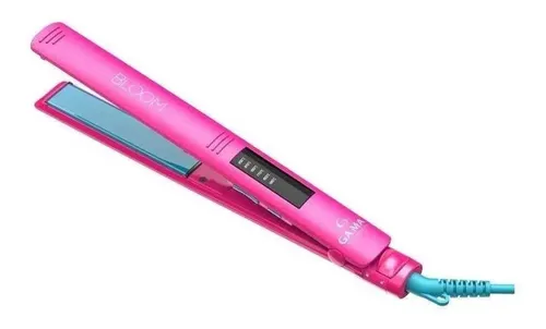 Planchita De Pelo Ga.ma Italy Elegance Bloom Led Color Rosa