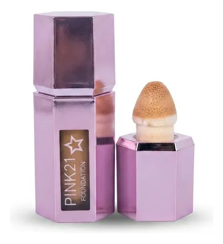 Base Maquillaje Liquida Matte Con Aplicador Esponja