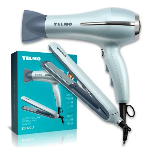 Secador Sc3688 Y Planchita De Cabello Ap3388 Yelmo Esencia