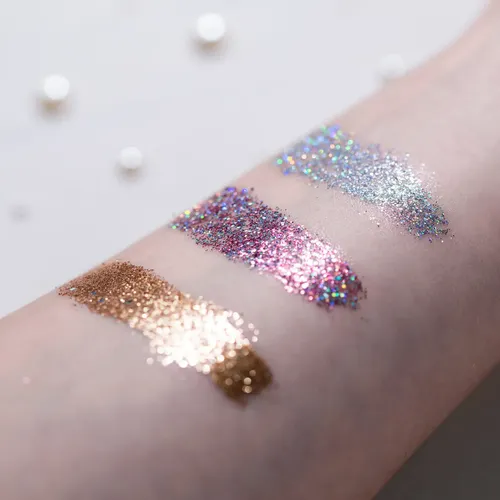 Sombra Con Glitter Sparkly Eyes Mini Size Andrea Pellegrino Color Onyx