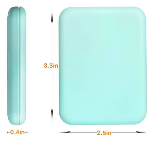 Espejo De Maquillaje Kintion Compact Con Luz Led 1x/3x Magni
