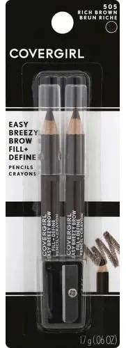 Lápiz Para Cejas Covergirl Easy Breezy Brow 2 Unidades