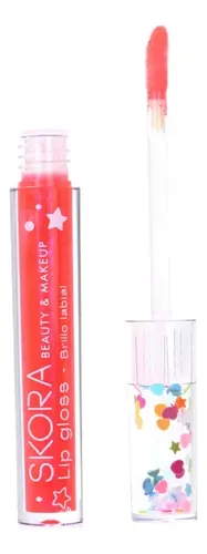 Caja 24 U Brilllo Labial Frutal Con Estrellitas Skora Beauty