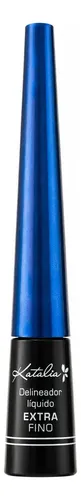 Delineador De Ojos Líquido Extra Fino- Katalia Color Azul
