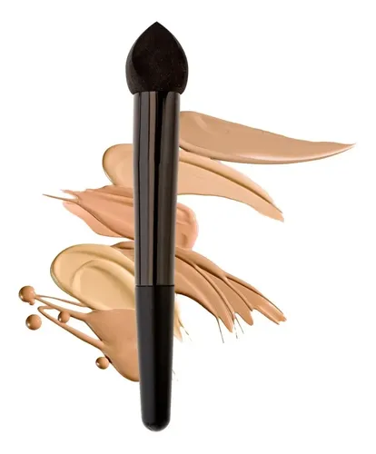 Pincel Blender Corrector Base Jessamy Esponja P8817 Mango Plástico Negro