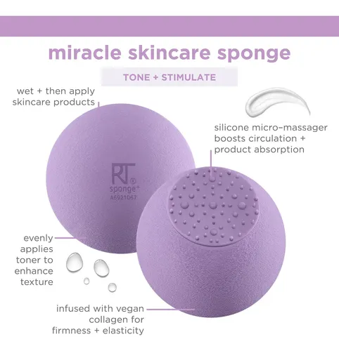 Esponja Para El Cuidado De La Piel Real Techniques Miracle C