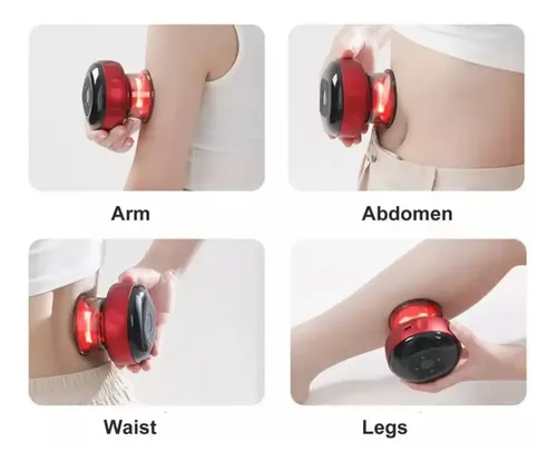 Masajeador Eléctrico Gua Sha – Ventosa China – Cupping Rojo Y Negro