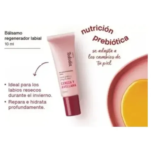 Hidratante Labial Cereza Y Avellana Natura Tododia
