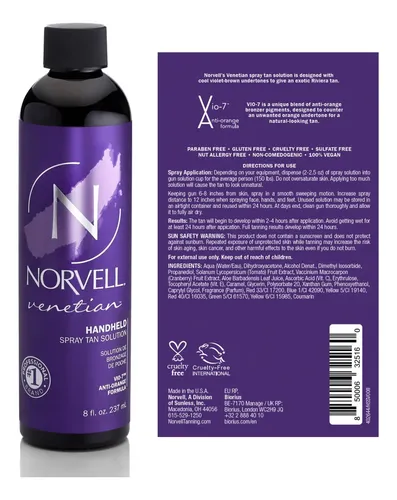Solución Bronceadora En Aerosol Sin Sol Norvell Venetian, 24
