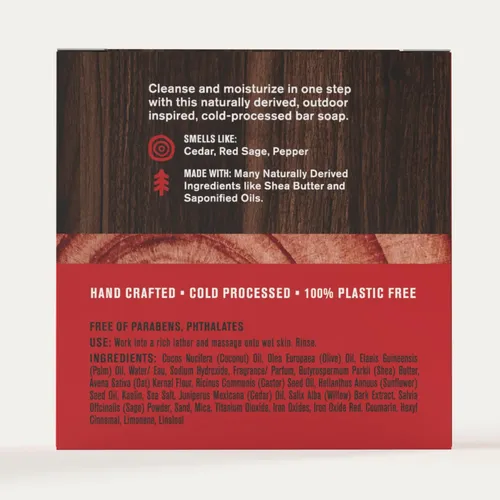 Jabón Corporal En Barra Every Man Jack Cedar Red Sage, 142 G