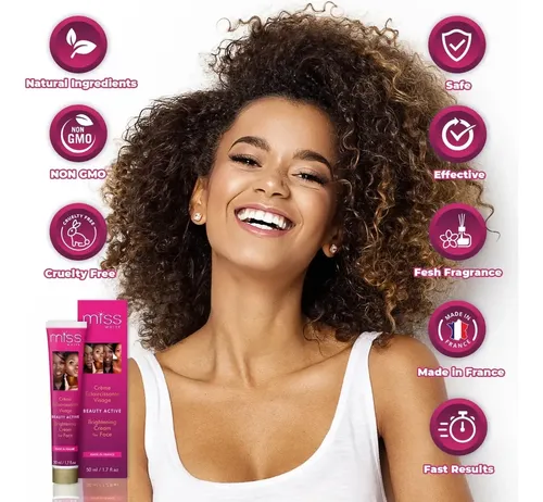 Crema Aclarante Fair & White Facial Antimanchas Miss White Todo Tipo De Piel Día/noche