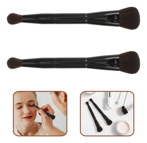 Set De Brochas De Maquillaje De Doble Punta