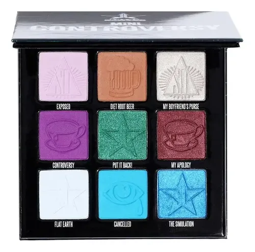 Jeffree Star Paleta De Ojos By Shane Dawson Mini Controversy Color De La Sombra Metalico