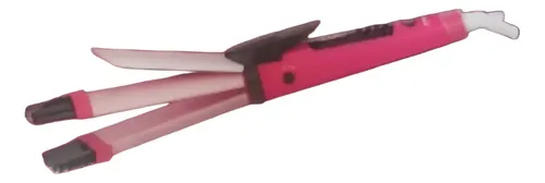 Rizador De Pelo 2 En 1 Dinax Style 30w Color Rosa Chicle
