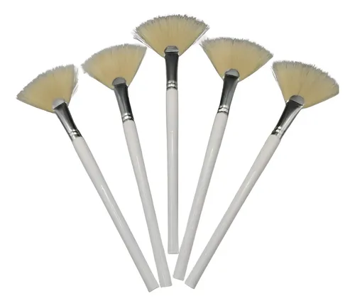 ^%# Ba Six Fan Brushes #3 Natural Bristle Spa *