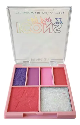 Paleta De Sombras Fluo City Colours De Pink 21 Color 04