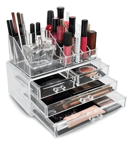Organizador De Cosméticos De Acrílico Con 5 Cajones – Transp Transparente