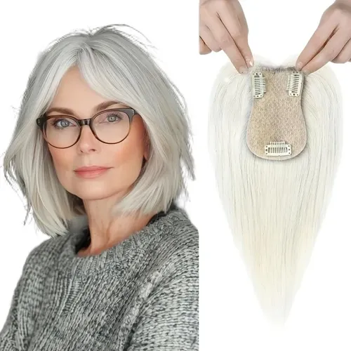 Aumentador De Volumen Capilar Clip In Cabello Humano Liso 03 10 Pulgadas
