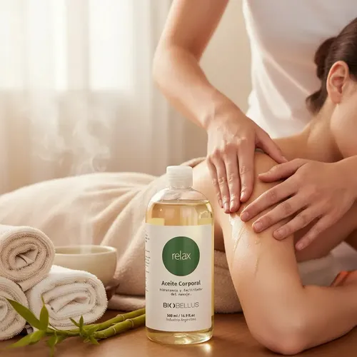 Aceite Corporal Masajes Relax Anti Estres Biobellus 500ml