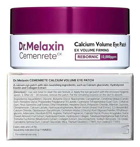 Parche Para Ojos Dr. Melaxin Cemenrete, Volumen De Calcio, 6
