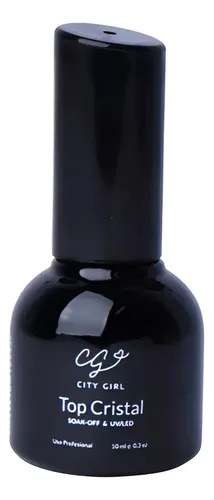 Top Coat Cristal Marca City Girl 10ml Semipermanente