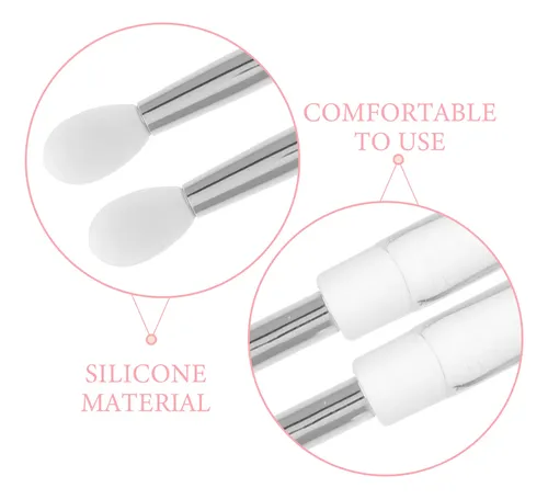 Juego De Pinceles De Labios De Silicona Reutilizables De 10