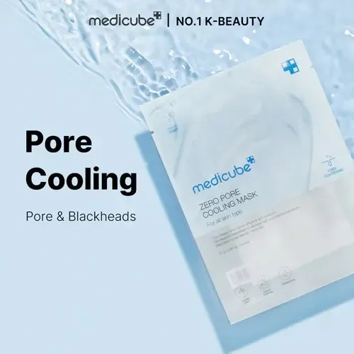 Medicube Zero Pore Cooling Mask – Mascarilla Calmante 1 Pza Tipo De Piel Todo Tipo De Piel