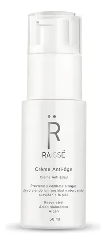 Crème Anti-âge Raisse 50 Ml Todo Tipo De Piel Momento De Aplicación Día/noche