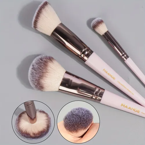 Set De Brochas De Maquillaje Maange-professional Con Bolsa Y