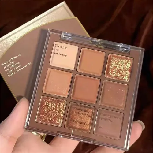 Go Ho Paleta Sombras 10 Colores Mate Glitter Shimmer