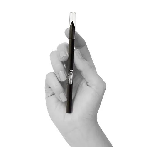 Lápiz De Ojos Tattoo Liner Negro Waterproof Maybelline Efecto Mate