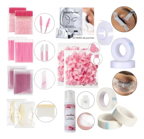 Kit Reposición Esencial Extensiones Pestañas Lashista Insumo