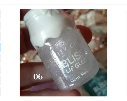 Gloss Labial Tornasolado Bliss Lip Gloss City Girl Hidrata