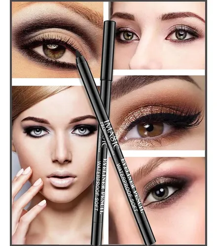 Lápiz Delineador De Ojos Gel Negro Mate Lysdefeu 1 Pcs