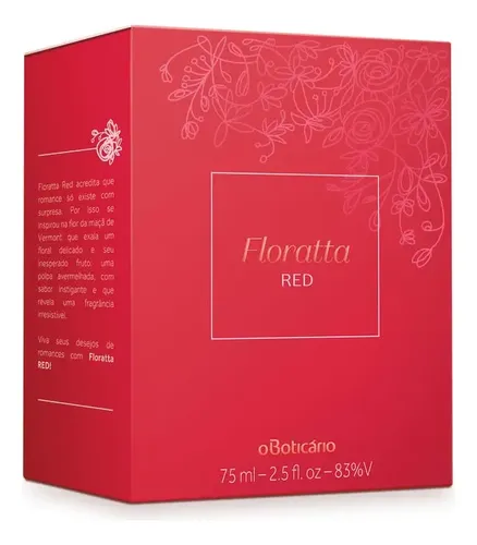 Floratta O Boticário Red Deo Colonia 75ml Para Mujer