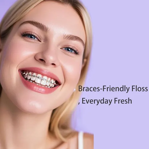 Hilo Dental Para Brackets Profesional X300 Unidades Naranja