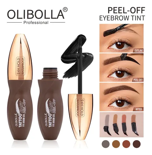 Gel Tint Cejas Efecto Tatuaje Larga Duración 4 Color Shades