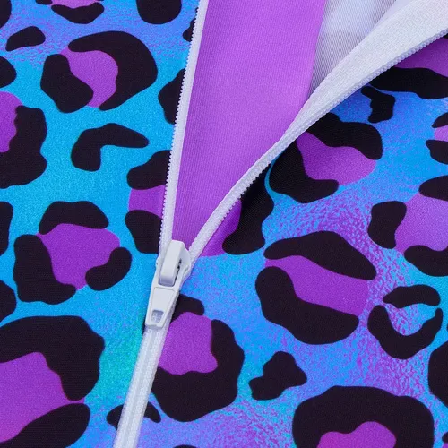 Cltraje De Baño Para Niñas Manga Larga Upf50 Con Gorro De
