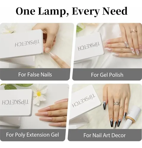 Lámpara Uv Para Uñas Tipsketch 18w Led Curado Rápido